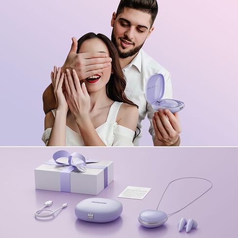 Wireless Earbuds Bluetooth Headphones with Charging Case Earphones IPX7 Waterproof Stereo Sound in-Ear Earbud with Mic for for iOS Android Laptop, Purple in Saudi Arabia