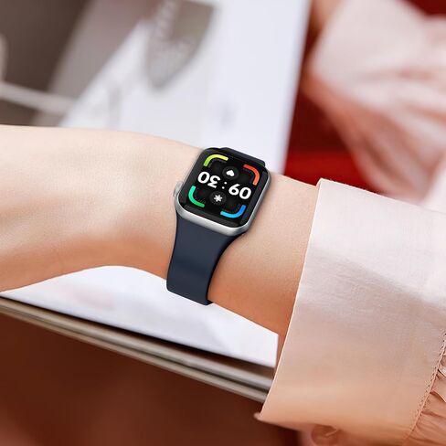 24 Pack Bands Compatible with Apple Watch Band 49mm 46mm 45mm 44mm 42mm 41mm 40mm 38mm for Women Men, Sport Silicone Breathable Strap for iWatch Series Ultra 10 9 8 SE 7 6 5 4 3 2 1 in Kuwait
