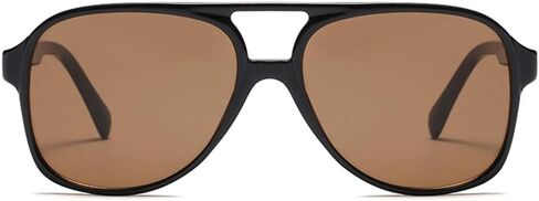 LASPOR Vintage Retro Sunglasses for Women and Men Large Frame Classic 70s Glasses Squared Aviator Shades UV400 Protection in Kuwait