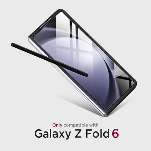 Miimall for Samsung Z fold 5 Matte Case with S Pen, fold 5 Case Pen with Pen Holder + Front Screen Protector Case for Galaxy Z fold 5 Phone Case Sky Blue in Saudi Arabia