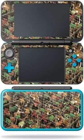 MightySkins Carbon Fiber Skin for Nintendo New 2DS XL - Watermelon Laugh | Protective, Durable Textured Carbon Fiber Finish | Easy to Apply, Remove, and Change Styles | Made in The USA in Saudi Arabia