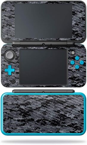 MightySkins Carbon Fiber Skin for Nintendo New 2DS XL - Watermelon Laugh | Protective, Durable Textured Carbon Fiber Finish | Easy to Apply, Remove, and Change Styles | Made in The USA in Saudi Arabia