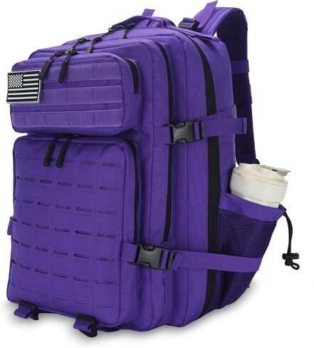 حقيبة الظهر التكتيكية العسكرية 45L / 25L 3 Day Assault Pack Molle Daypack حقيبة ظهر للمشي لمسافات طويلة للرجال والنساء in Kuwait