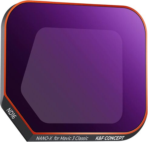 K&F Concept Mavic 3 Classic ND16 4 Stop Lens Filter, 28 Multi-Coated Neutral Density Filter Compatible with DJI Mavic 3 Classic Drone in Saudi Arabia