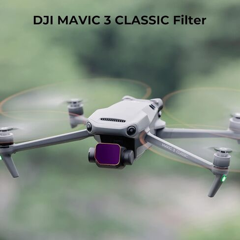 K&F Concept Mavic 3 Classic ND16 4 Stop Lens Filter, 28 Multi-Coated Neutral Density Filter Compatible with DJI Mavic 3 Classic Drone in Saudi Arabia