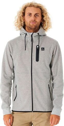 Rip Curl Men's Departed Anti Series Technical Zip Up Hooded Sweatshirt in Kuwait