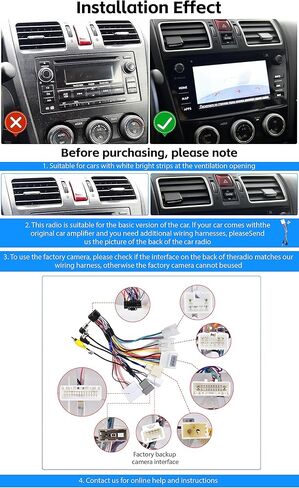 SIXWIN Android Car Stereo for Subaru Forester 2016-2018 راديو السيارة مع Apple CarPlay اللاسلكي Android Auto Mirror Link 1G+32G 9 بوصة تعمل باللمس بلوتوث GPS للملاحة WiFi HiFi FM كاميرا احتياطية MIC in Kuwait