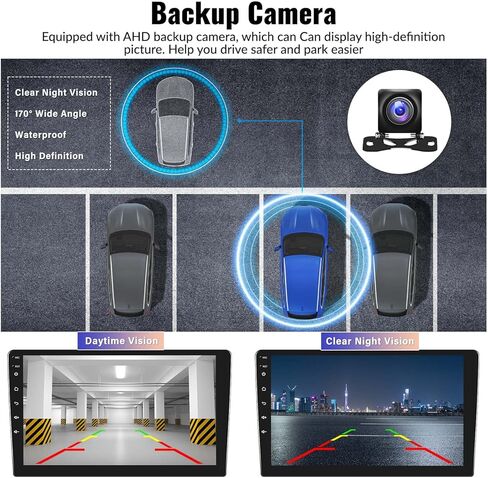 SIXWIN Android Car Stereo for Subaru Forester 2016-2018 راديو السيارة مع Apple CarPlay اللاسلكي Android Auto Mirror Link 1G+32G 9 بوصة تعمل باللمس بلوتوث GPS للملاحة WiFi HiFi FM كاميرا احتياطية MIC in Kuwait