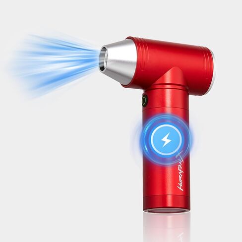 BHTOP Compressed Air Duster 110000RPM Electric Air Duster & Dust Absorption for Cleaning PC&Keyboard,Handheld Turbo 3 Speeds Rechargeable Cordless Jet Dry Blower Air Blower for Car Home,Outdoors in Saudi Arabia