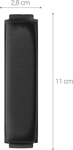 kwmobile Headband Cushion Pad Compatible with Sennheiser HD418 / HD419 / HD428 / HD429 / HD448 / HD449 - Headphones PU Leather Cushion - Black in Saudi Arabia
