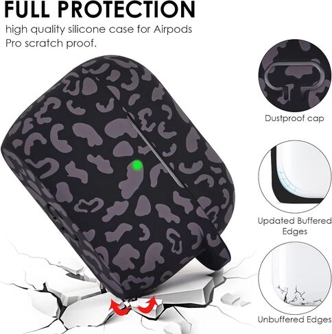 Case for Airpods Pro (2019), Filoto Silicone Airpod Pro Case Cover with Cute Bling Bracelet Keychain for Women Girls, Apple Airpods Pro Protective Wireless Charging Case (Cactus Green) in Saudi Arabia