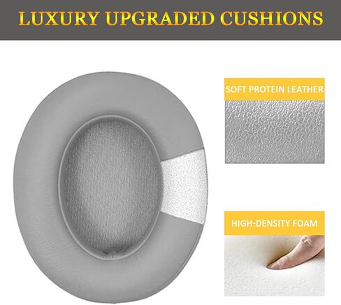 hopopower Replacement Earpads for Beats Studio 2 & Studio 3 Wired & Wireless Headphones, Ear Pads Cushions with Softer Protein Leather, Noise Isolation Memory Foam (Black) in Kuwait