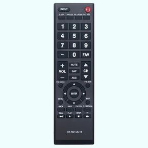 جهاز تحكم عن بعد بديل CT-RC1US-18، مناسب لتلفزيون توشيبا LED L510U L220U L310U