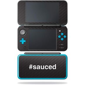 MightySkins Carbon Fiber Skin for Nintendo New 2DS XL - Futuristic Fox | Protective, Durable Textured Carbon Fiber Finish | Easy to Apply, Remove, and Change Styles | Made in The USA