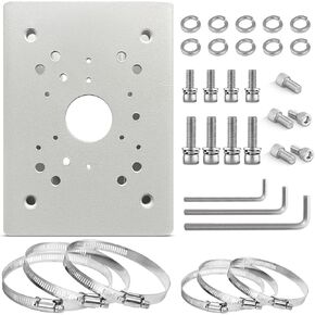 OOSSXX Universal Security Camera Mount Wall Mounting Brackets,Vertical Pole Mount for CCTV Camera Wall Mount,Pole Clamp Bracket,Solar Panel Clamps Outdoor Video Surveillance Equipment