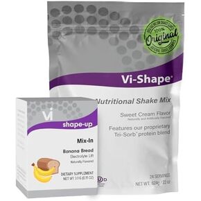Strawberry + Vi-Shape - 1 Shake Pouch (24 Servings) + 1 Box Strawberry Mix-In (15 Servings) Delicious Strawberry Shake and Mix-In, Formerly Known as Visalus in Saudi Arabia