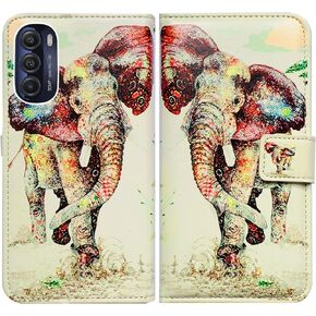 Bcov Case for Moto G Stylus 5G 2022(Not Fit G Stylus 5G 2021), Colorful Universe Sky Leather Flip Phone Case Wallet Cover with Card Slot Holder Kickstand for Motorola Moto G Stylus 5G 2022