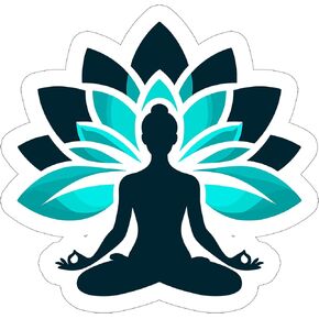 Lotus Yoga Sport Sticker Decal Vinyl Small Waterproof for Water Bottle Mug Passport Book Scrapbook Notebook Laptop Tumbler Skateboard Computer Phone Size Funny Gift Car Stickers ID44990