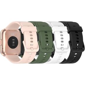 Chofit Compatible with ID208BT - ENOMIR/Aeac/Konitee/FACOI/VRPEFIT/ENGERWALL/DECWIN Smart Watch Bands for Women Men Silicone Adjustable Wristbands Replacement Strap ID208BT Smartwatch Accessories