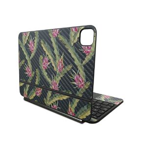 Carbon Fiber Skin Compatible with Apple Magic Keyboard for iPad Pro 11‑inch (M4) 2024 - Dragonfruit - Premium 3M Vinyl Protective Wrap Decal Cover - Easy to Apply | Crafted in The USA by MightySkins