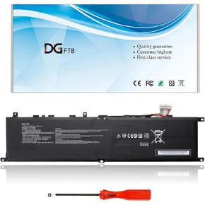 BTY-M57 Laptop Battery Replacement for MSI GP66 Leopard 10UG (GP66) 11UG-018 12UGS-419 Stormtrooper 2 Pro GP76 12UE 12UG 12UGS 12UH Leopard 10UG (GP76) 11UG-247CA MS-17K3 (15.2V 65Wh/4280mAh)
