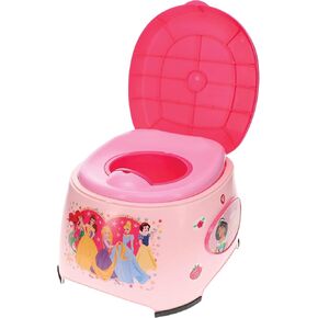 Disney's Mickey Mouse "Fun Starts Here" 3-in-1 Potty Training System for Toilet Training Kids, Multi-Stage Potty Training - Floor Potty, Detachable Potty Ring, Step Stool|Toilet Seat for Kids&Toddlers