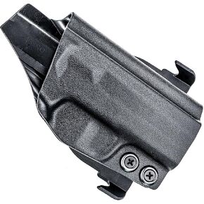 Rounded OWB Paddle KYDEX Holster | 'Posi-Click' Retention | Custom Fit | Adjustable Cant | 100% US Made | BLK