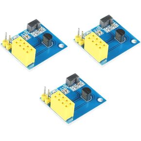 3PCS ESP8266 ESP-01 ESP-01S DS18B20 Temperature Humidity Sensor ESP8266 NodeMCU WiFi Development Board Wireless Node Module for IOT Arduino