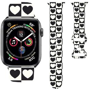 Compatible with iWatch Band 38mm 40mm 41mm 42mm 44mm 45mm 49mm for Women Girl, Cute Fadeless Replacement Strap for iWatch SE Series 9 8 7 6 5 4 3 2 1 Ultra(daim)