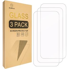 Mr.Shield [3-Pack] Screen Protector for iPhone 14 Pro 6.1 Inch [Tempered Glass] [Japan Glass with 9H Hardness] Screen Protector with Lifetime Replacement