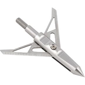 Allen Company Stryke™ Vapor Rear Deploying 2 Blade Broadhead by Allen®, 100-Grain, 3-Pack, Cool Gray