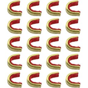 E-outstanding Nock Point 20PCS Archery String Nocking Points Bow String Buckle Clips Cam String Nocks for Compound and Recurve Bow Red Archery Nocking Point