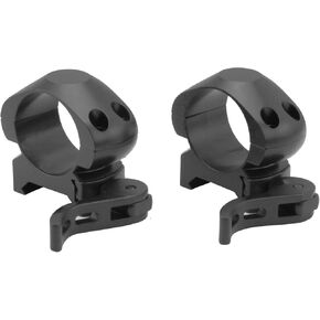 CCOP USA 1 Inch Quick Detach Steel Scope Rings Matte (4 Screws) Low Profile