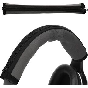 kwmobile Headband Cover Compatible with Beats Studio 3 Studio2 / Solo 3 Solo 2 - Neoprene Zip-On Headphone Protector - Black