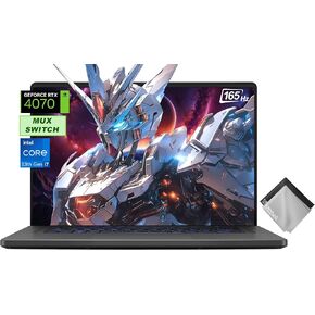 ASUS ROG Zephyrus G16 Gaming Laptop-16 165Hz FHD (1920x1080) -Intel 13th Gen Core i7-13620H-NVIDIA GeForce RTX 4070-Thunderbolt 4-MUX Switch, W/Cloth (48GB RAM | 2TB PCIe SSD)