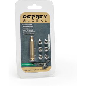 Osprey Global 223 Green Boresight : Green Class IIIA Laser : Max Power <5mW : Wavelength 510-535nm : Compatible with All Arbors