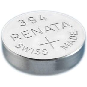 Renata Batteries 394 / SR936SW Silver Oxide 0% Mercury Battery (5 Pack)