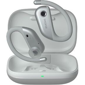 1MORE S50 Fit Open Earbuds، سماعات رأس بلوتوث لاسلكية مفتوحة الأذن (رمادي)