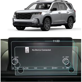 For 2025 Honda Pilot Screen Protector - (2PCS) 2025 2024 2023 Pilot LX/Sport/EX Accessories HD Transparent Nano Film 7 Inch Touchscreen Anti-Glare Anti-Scratch Reduce Fingerprints High Sensitivity