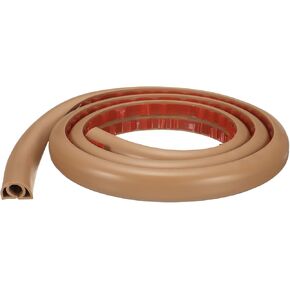 HARFINGTON 10ft Cord Cover Floor W0.71 x H0.39 Inner Channel PVC Hide Extension Cable Floor Wire Hider Wire Covers Protector for Prevent Cable Trips Cables Management, Grey