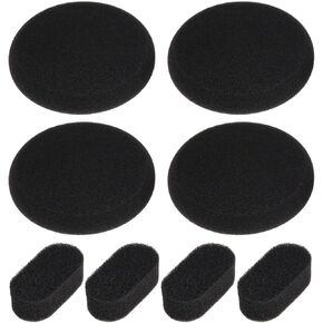 2 Sets Earphone Sponge Foam Pads Earpads+Headband Cushions Including 4 Earpads 4 Headband Compatible with Koss Porta Pro Sporta Pro Black