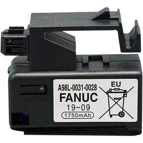 1Pc 3V 1750mAh A98L-0031-0028 PLC Battery Lithium Replacement for FANUC A02B-0309-K102 Part NO A98L-0031-0028 CNC Machine Controler Battery