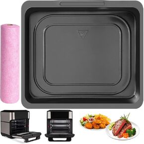 Air Fryer Cooking Tray for Instant Vortex Plus10 Qt, Food Grade Nonstick Replacement Rack Parts Grill Pan Crisper Plate for Power XL Chefman Innsky CROWNFUL 10.6Qt Air Fryer Oven, Dishwasher Safe