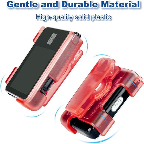 tSlim x2 Pump Case with Clip, Tandem Holster with 360° Rotating Clip, t:Slim X2 Pump Accessories for Diabetes Care, Sturdy Insulin Pump Case, Perfectly Compatible with t:Slim X2 & G3-Black in Kuwait