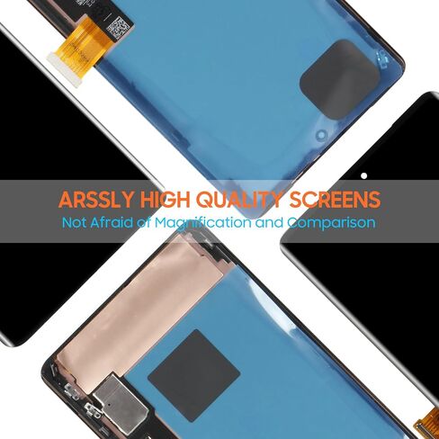 شاشة OLED بديلة لشاشة Google Pixel 7 Pro Pixel 7 Pro 5G LCD GP4BC GE2AE مجموعة شاشة تعمل باللمس مع أداة (أسود مع إطار، تدعم بصمة الإصبع) in Saudi Arabia