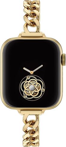 Metal Chain Compatible with Apple Watch Band 38mm 40mm 41mm 42mm 44mm 45mm 46mm 49mm Women Men, Adjustable Stainless Steel Dressy Bracelet for iWatch Series 10/9/8/7/6/5/4/3/2/1/SE/Ultra in Saudi Arabia