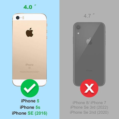 حافظة Silverback لهاتف iPhone SE 2016، حافظة iPhone 5S، حافظة iPhone 5 (ليست لهاتف iPhone Se 3rd & 2nd)، حافظة لامعة ثلاثية الأبعاد سائلة متحركة مع حامل، حافظة Bling Diamond iPhone SE - أرجواني in Kuwait