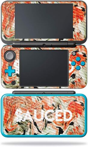 MightySkins Carbon Fiber Skin for Nintendo New 2DS XL - Futuristic Fox | Protective, Durable Textured Carbon Fiber Finish | Easy to Apply, Remove, and Change Styles | Made in The USA in Saudi Arabia