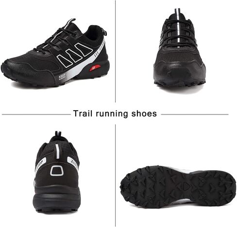 أحذية الجري Trail للرجال أحذية المشي لمسافات طويلة للرجال أحذية المشي في الهواء الطلق أحذية رياضية قابلة للتنفس وغير قابلة للانزلاق للرجال أحذية الرحلات لجميع التضاريس أحذية التنس المتقاطعة in Saudi Arabia