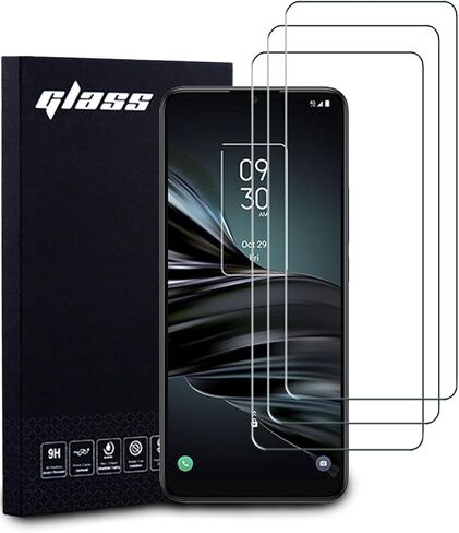 واقي شاشة Douglass TCL 20 XE (3 عبوات)، طبقة من الزجاج المقوى 9H لـ TCL 20 XE/TCL A4X 5G واقي شاشة زجاجي مضاد للخدش وبصمات الأصابع بدون فقاعات فائق الوضوح 99.99% in Kuwait